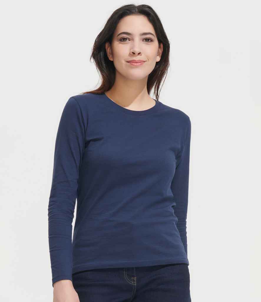 02075 SOL'S Ladies Imperial Long Sleeve T-Shirt