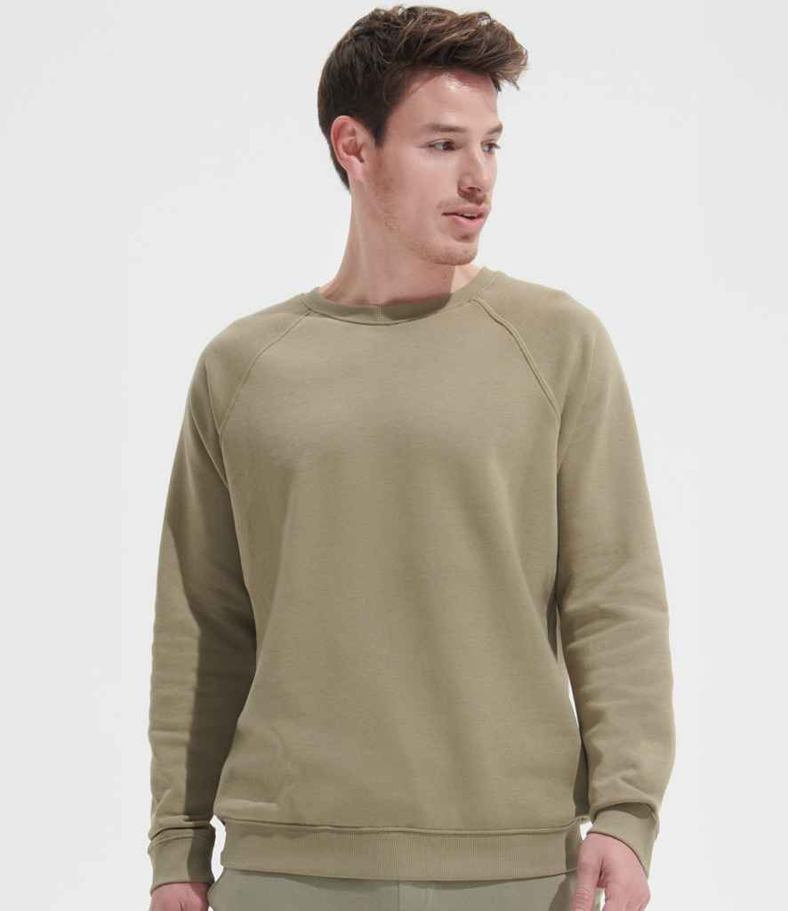 03567 SOL'S Unisex Space Organic Raglan Sweatshirt