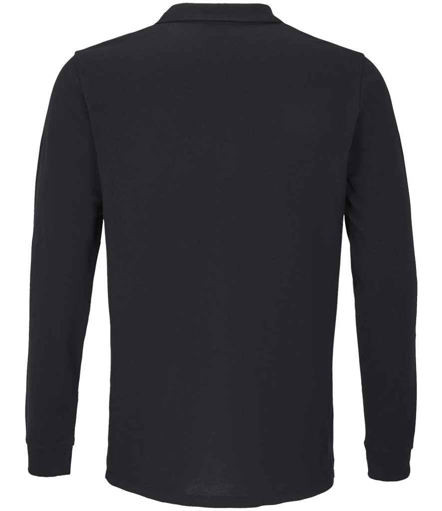 04241 SOL'S Unisex Planet Long Sleeve Piqué Polo Shirt