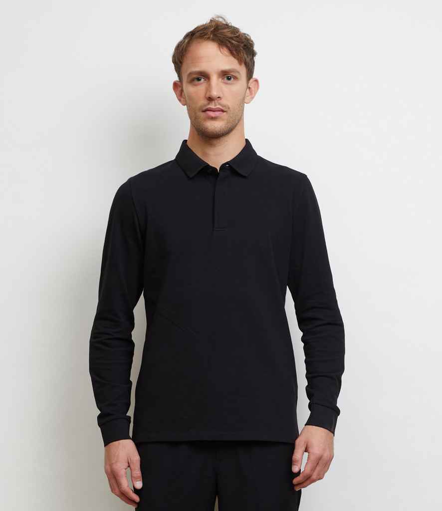 04396 NEOBLU Owen Long Sleeve Piqué Polo Shirt
