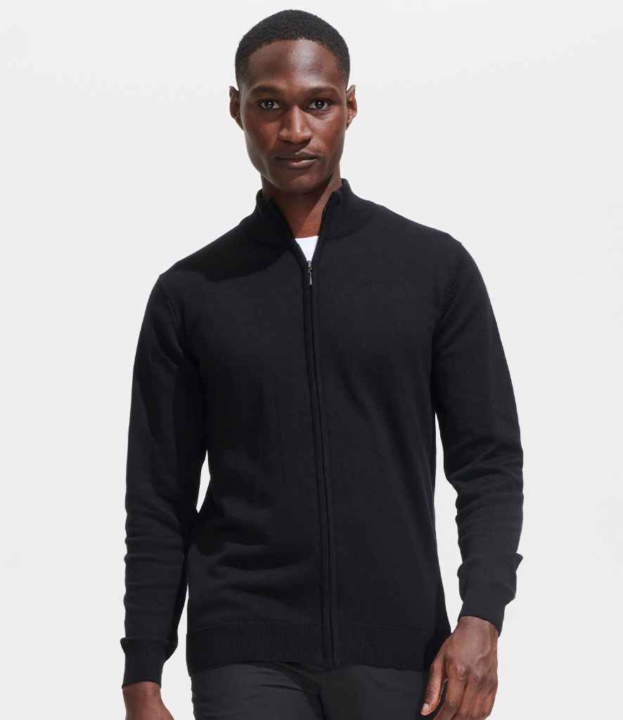 10548 SOL'S Gordon Full Zip Cotton Acrylic Cardigan