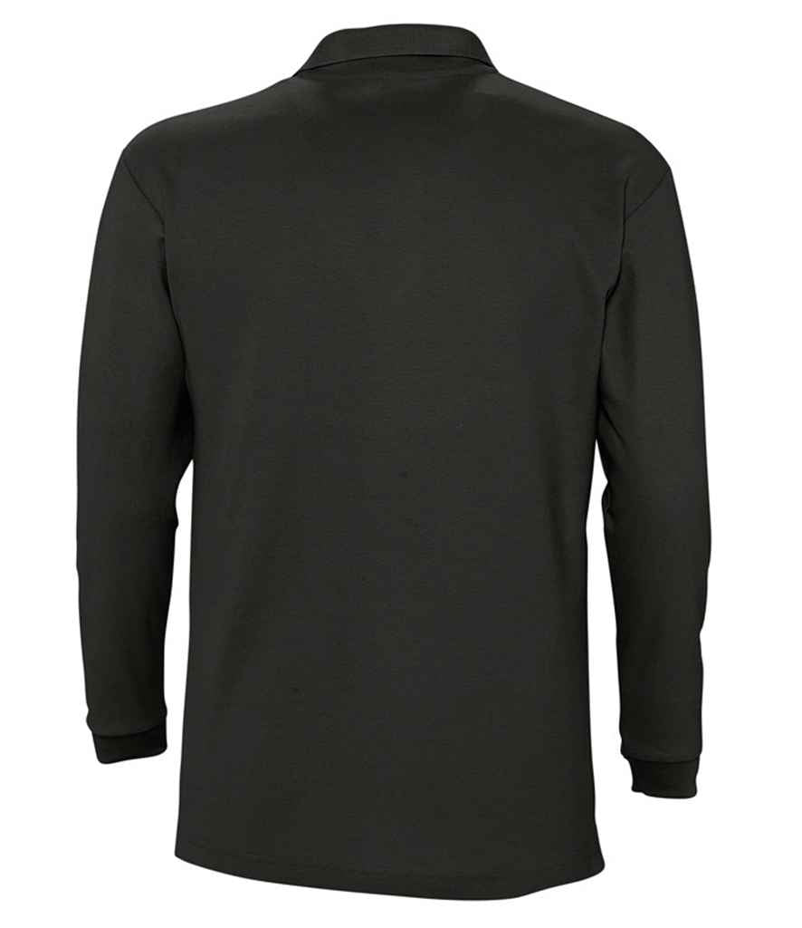 11353 SOL'S Winter II Long Sleeve Cotton Piqué Polo Shirt