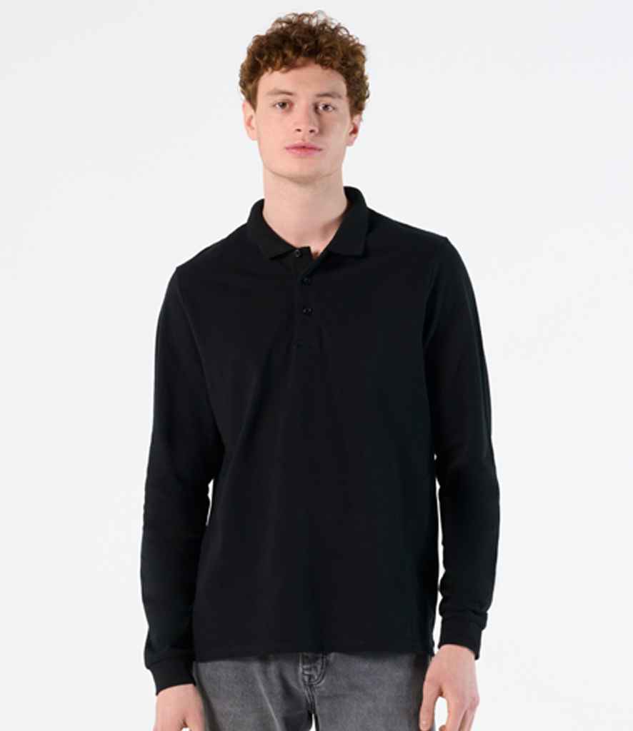 11353 SOL'S Winter II Long Sleeve Cotton Piqué Polo Shirt