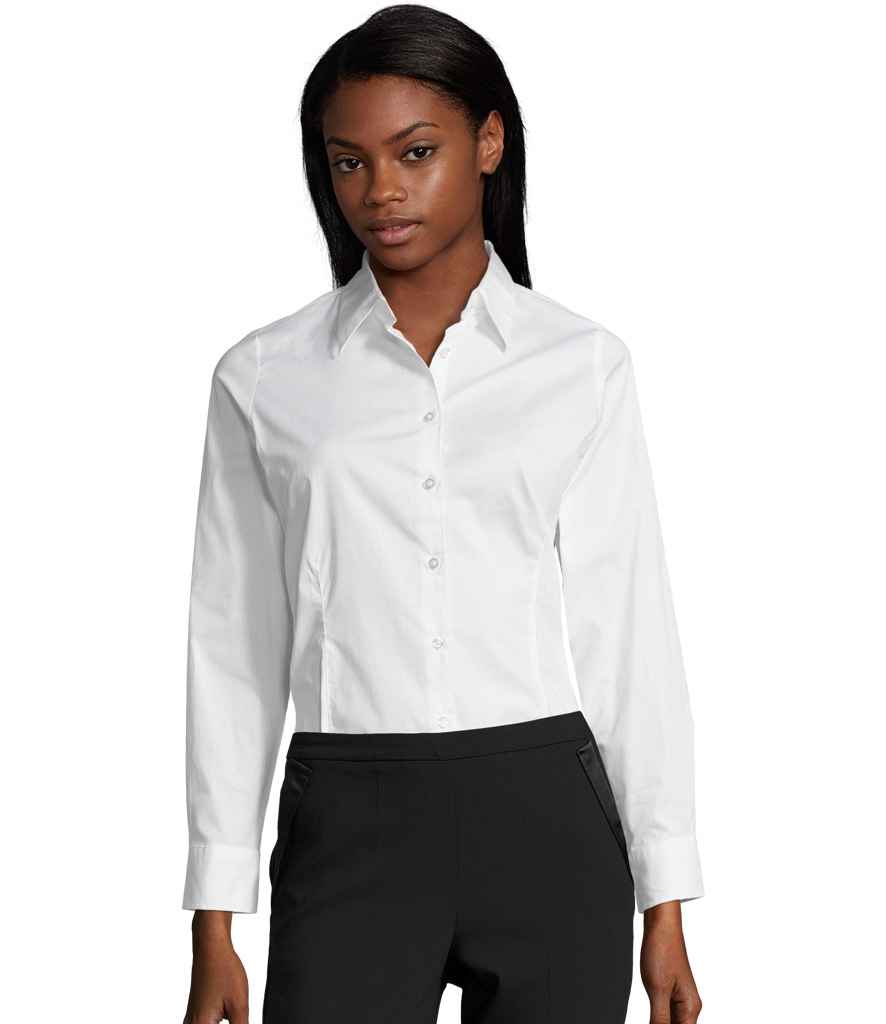 17015 SOL'S Ladies Eden Long Sleeve Fitted Shirt