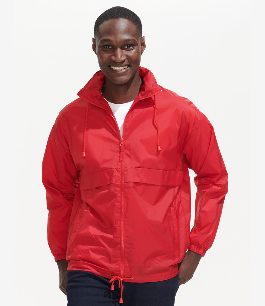 32000 SOL'S Unisex Surf Windbreaker Jacket