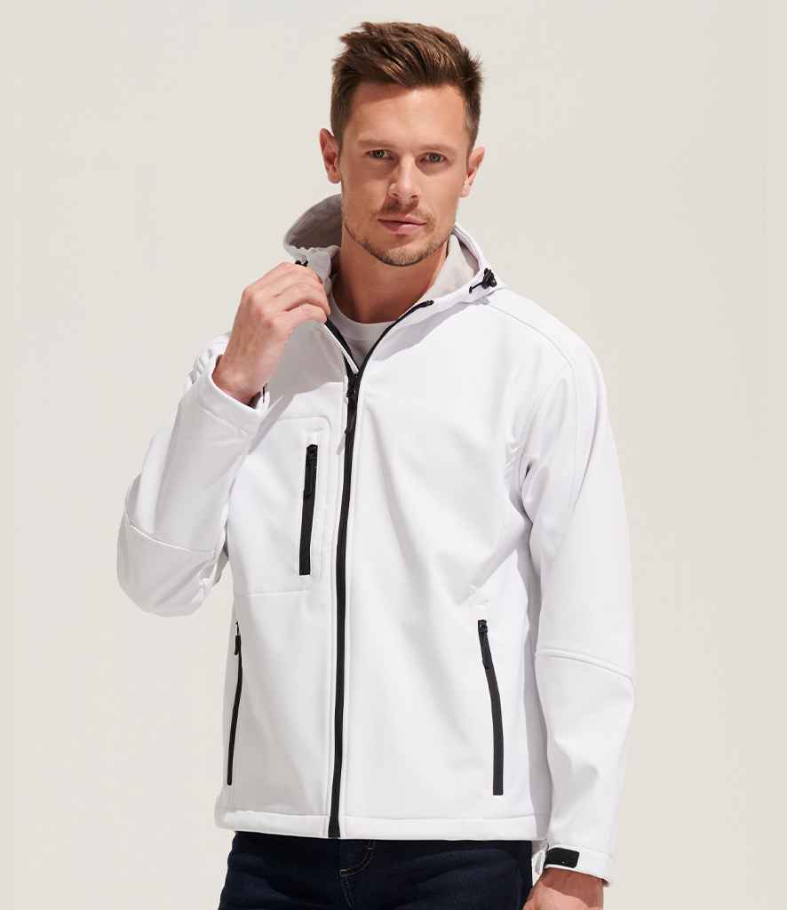 46602 SOL'S Replay Hooded Soft Shell Jacket