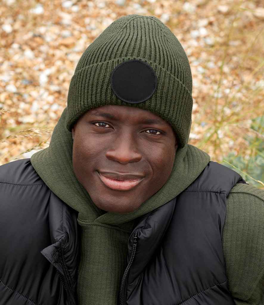 BB332R Beechfield Circular Fashion Patch Beanie