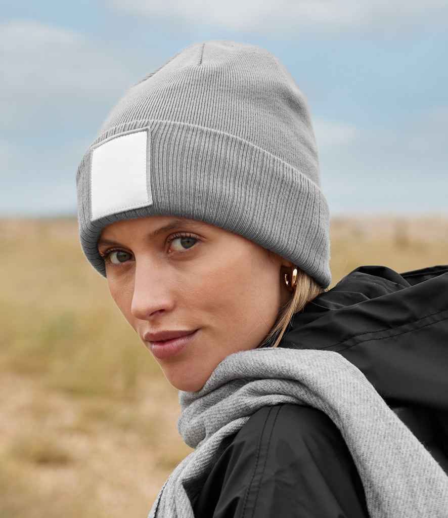 BB337R Beechfield Appliqué Patch Beanie