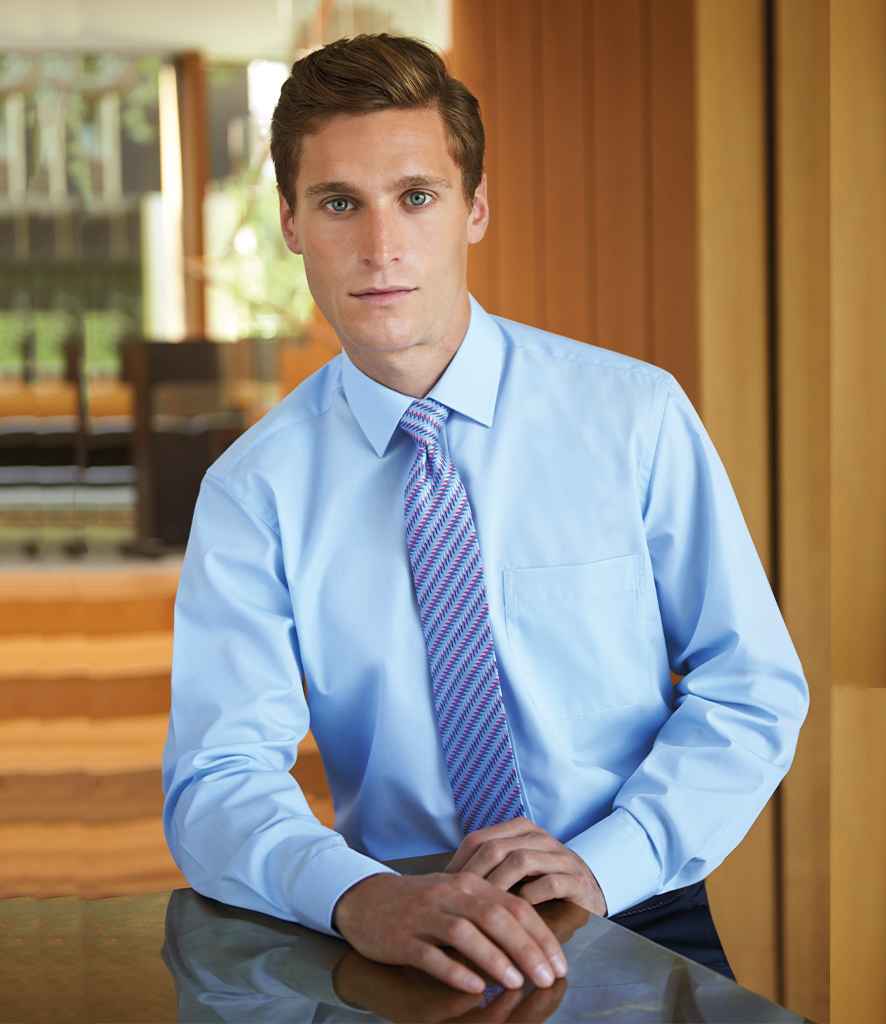 BK150 Brook Taverner Rapino Long Sleeve Poplin Shirt