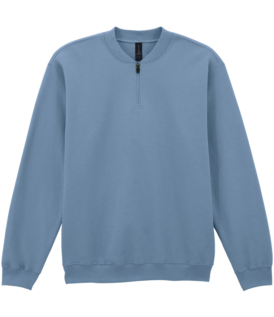 GD612 Gildan SoftStyle® Midweight Fleece 1/4 Zip Sweatshirt