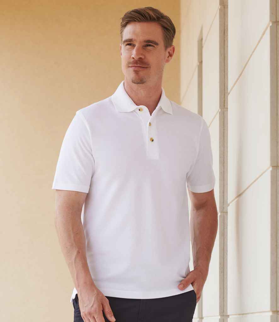 H100 Henbury Classic Heavy Cotton Piqué Polo Shirt
