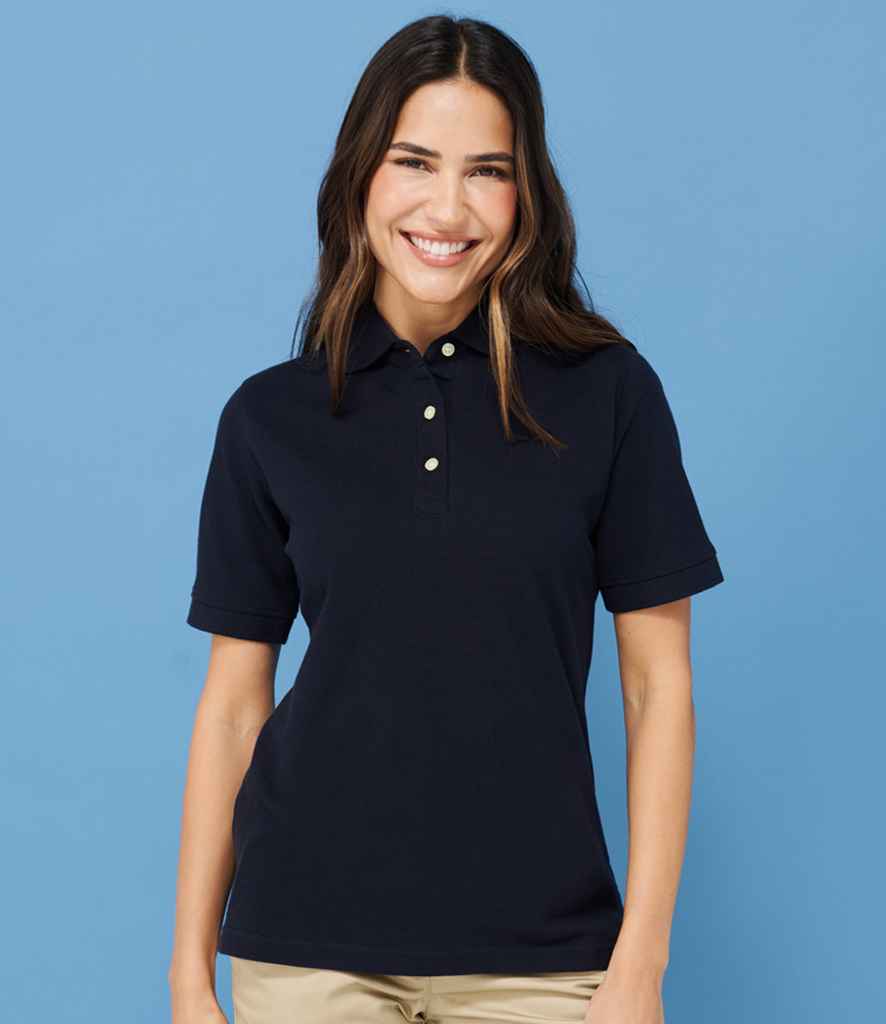 H121 Henbury Ladies Classic Cotton Piqué Polo Shirt