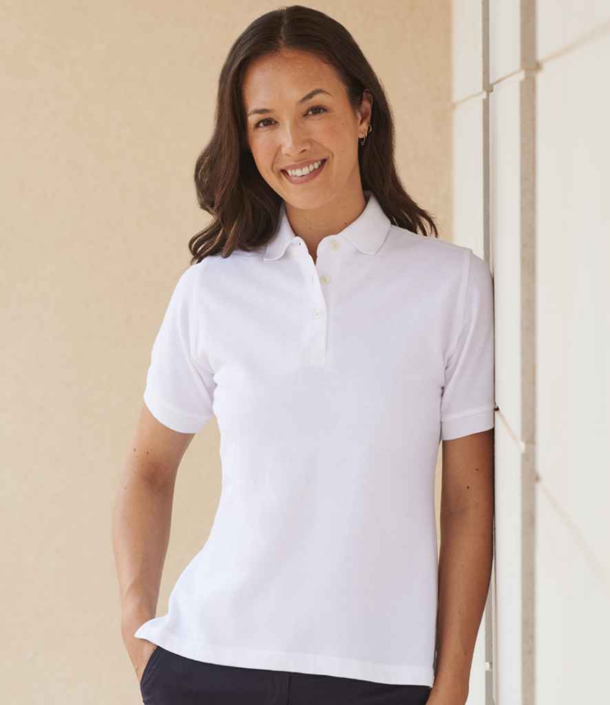 H121 Henbury Ladies Classic Cotton Piqué Polo Shirt
