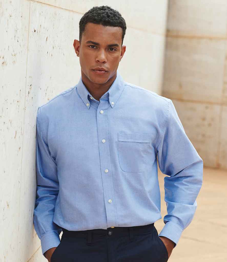 H510 Henbury Long Sleeve Classic Oxford Shirt