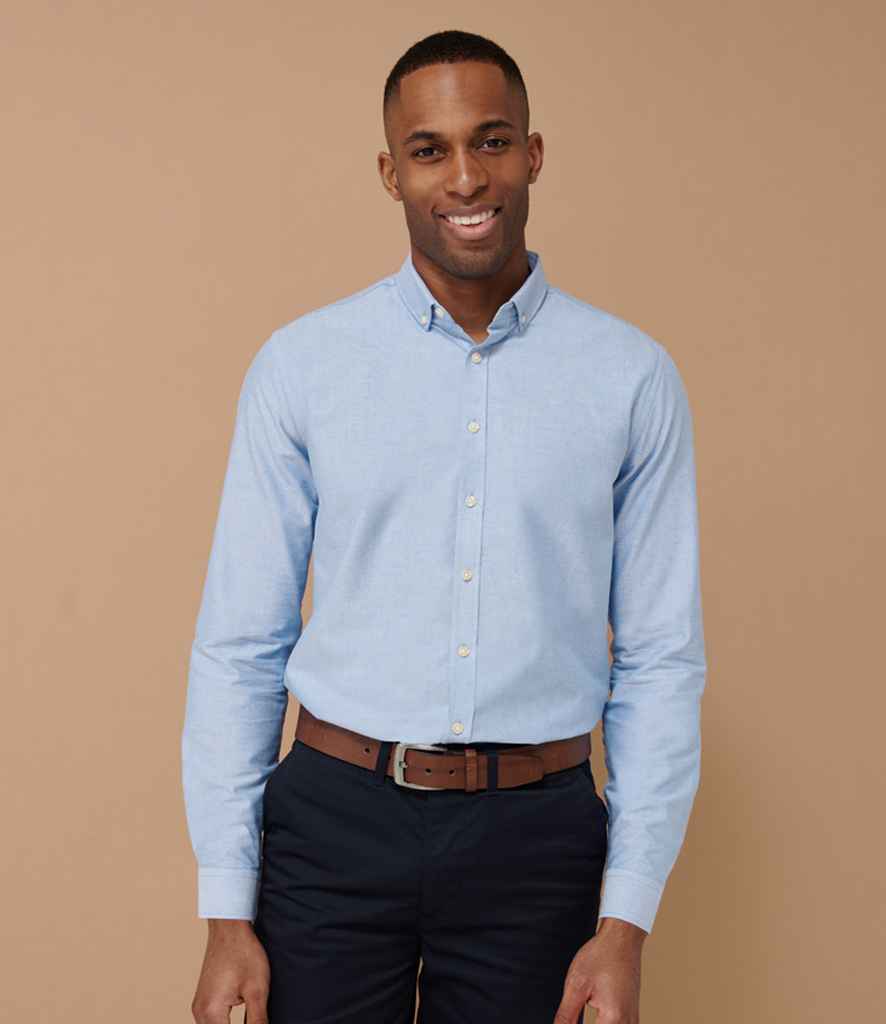 H512R Henbury Modern Long Sleeve Regular Fit Oxford Shirt