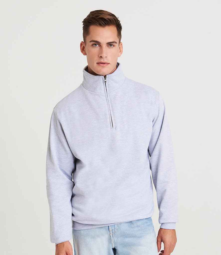 JH046 AWDis Sophomore Zip Neck Sweatshirt
