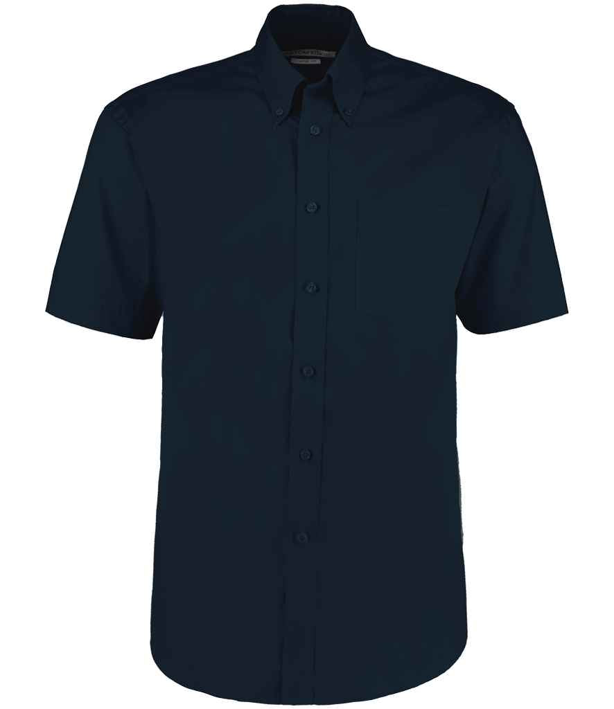 K109 Kustom Kit Premium Short Sleeve Classic Fit Oxford Shirt