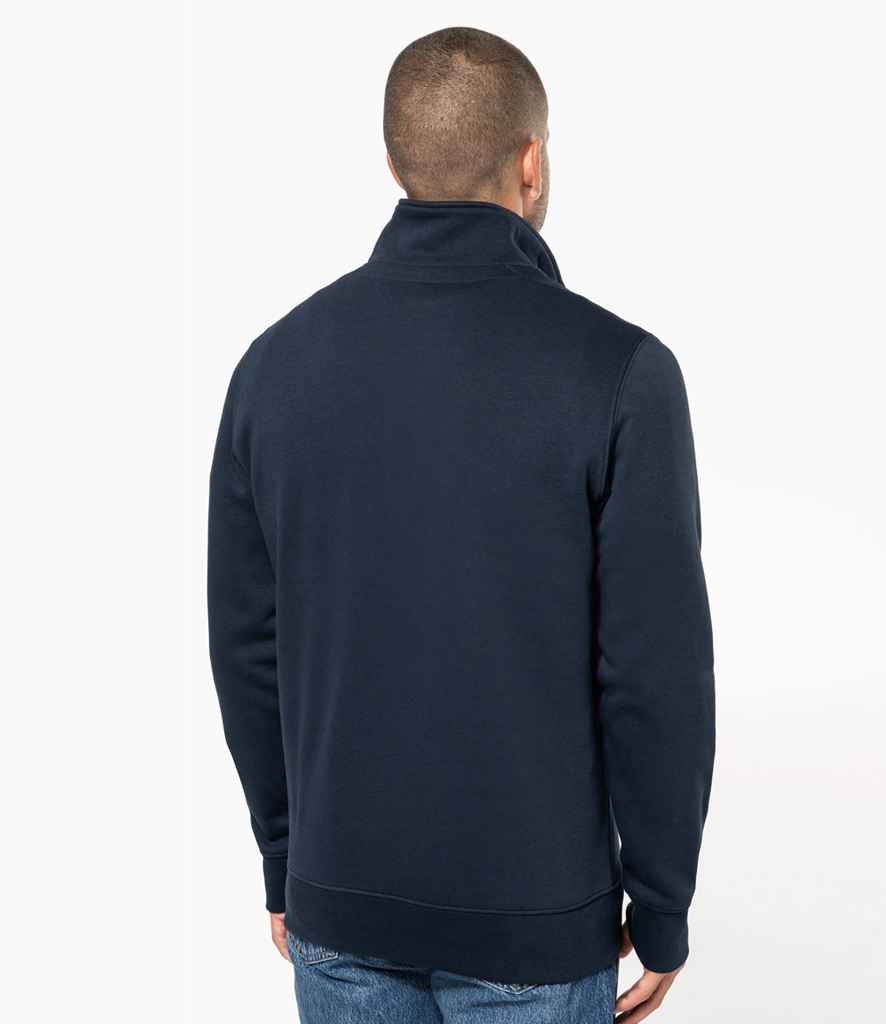 KB487 Kariban Zip Neck Sweatshirt