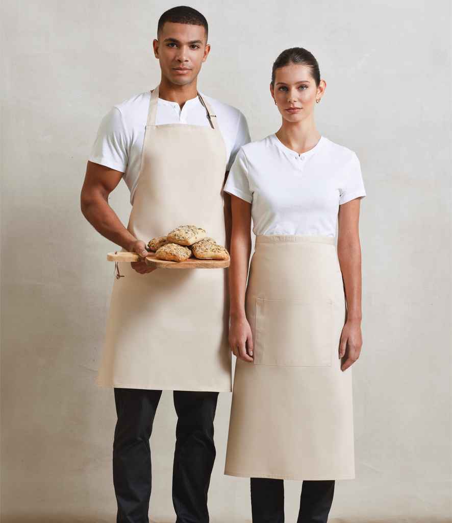 PR154 Premier 'Colours' Bib Apron with Pocket