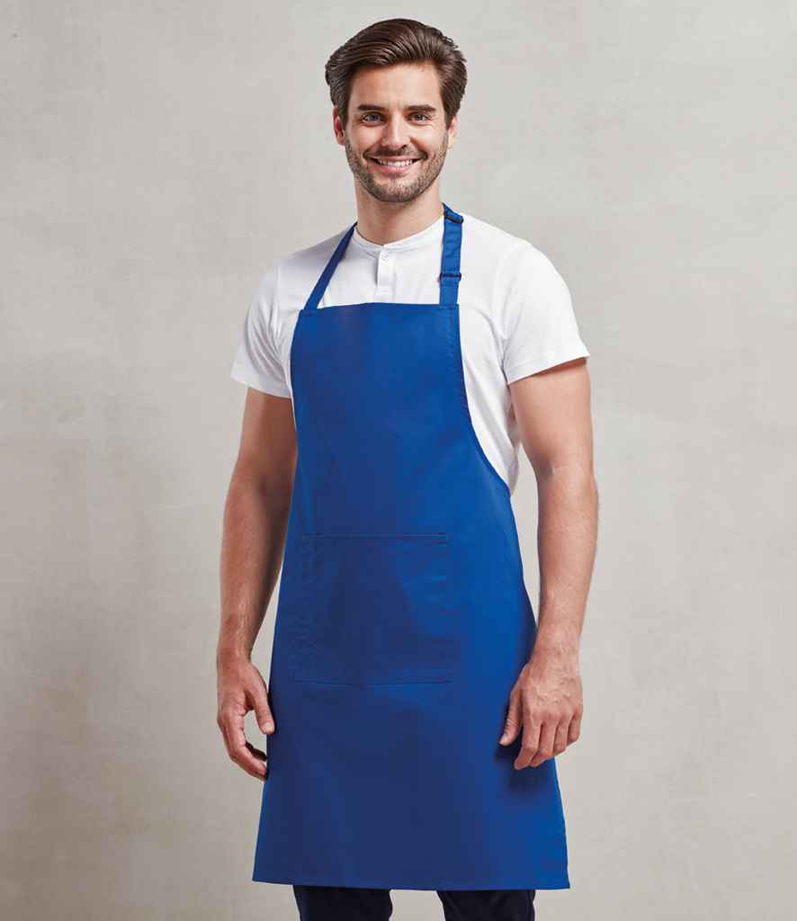 PR154 Premier 'Colours' Bib Apron with Pocket