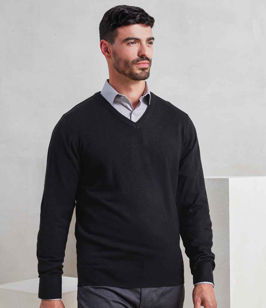 PR400 Premier Essential Acrylic V Neck Sweater