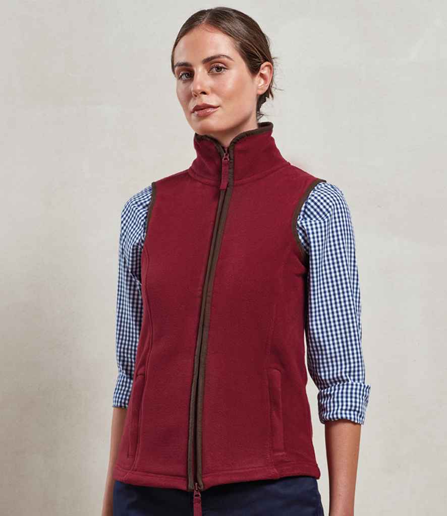 PR804 Premier Ladies Artisan Fleece Gilet