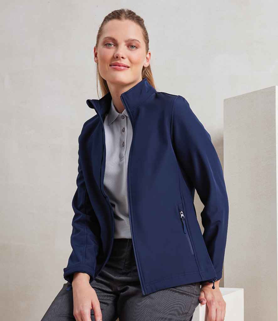 PR812 Premier Ladies Windchecker® Recycled Printable Soft Shell Jacket