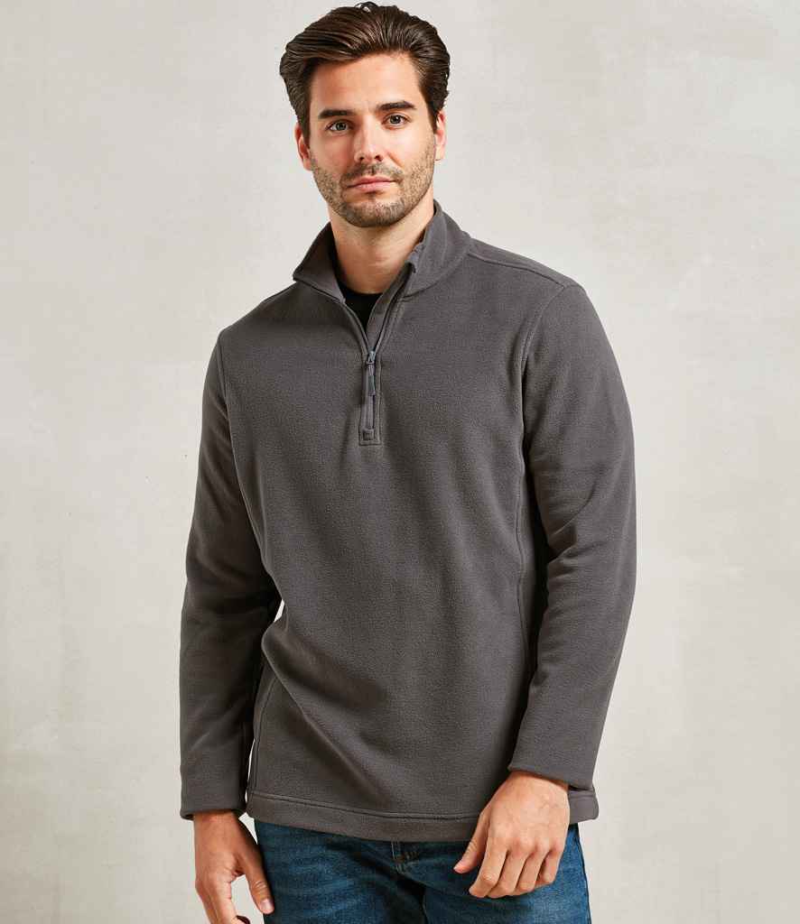 PR831 Premier Unisex Recyclight® 1/4 Zip Fleece