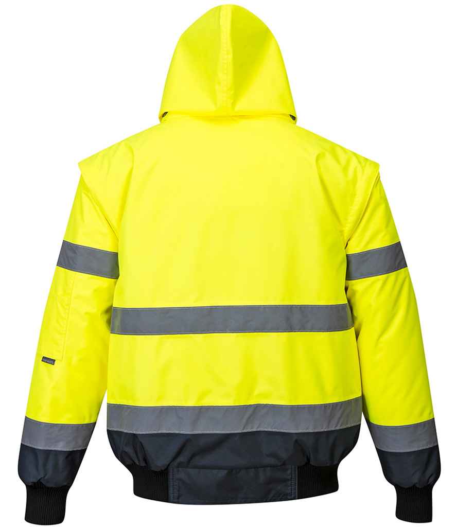 PW013 Portwest 3-in-1 Hi-Vis Bomber Jacket