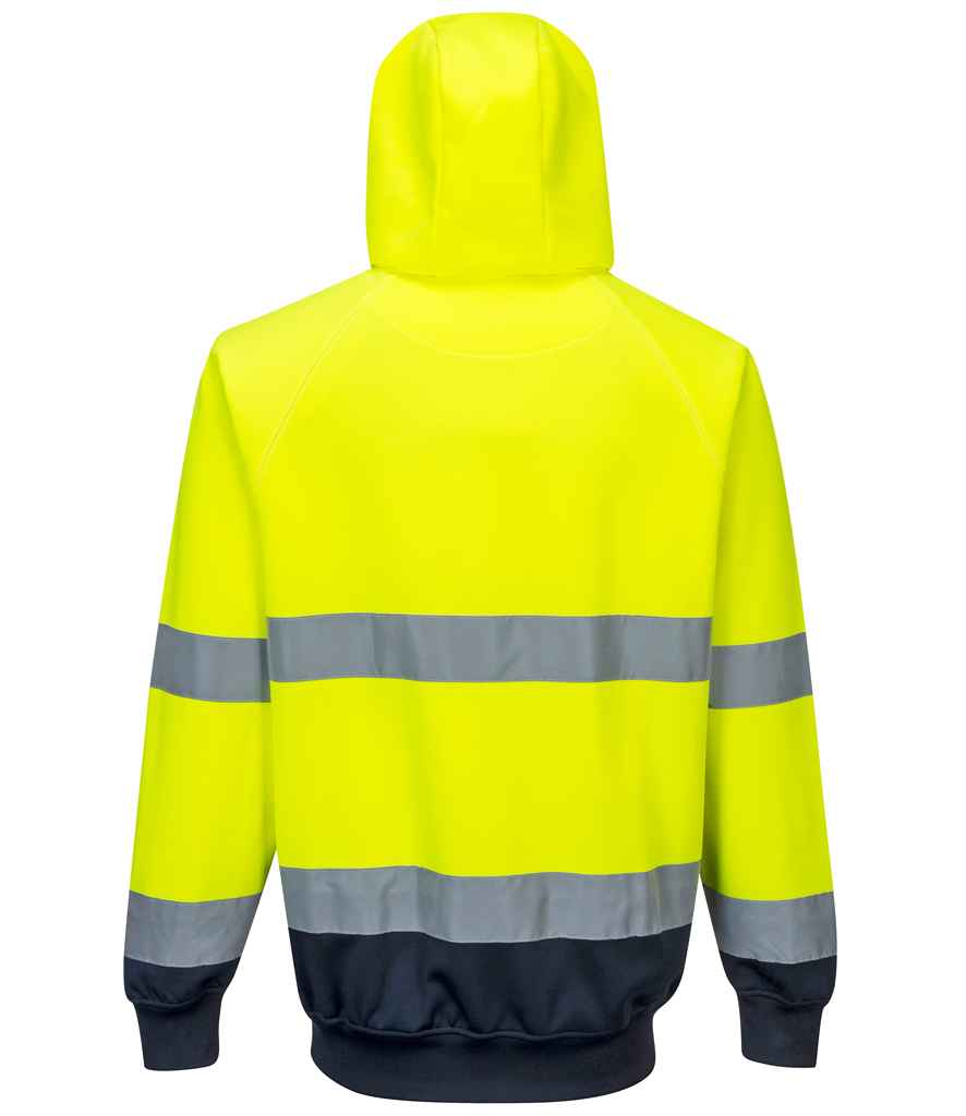 PW1250 Portwest Hi-Vis Two Tone Hooded Sweatshirt