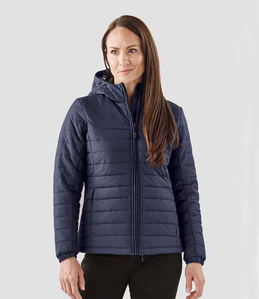 QXH1W Stormtech Ladies Nautilus Quilted Hooded Jacket