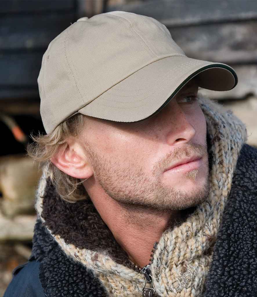 RC010P Result Heavy Cotton Drill Pro-Style Cap