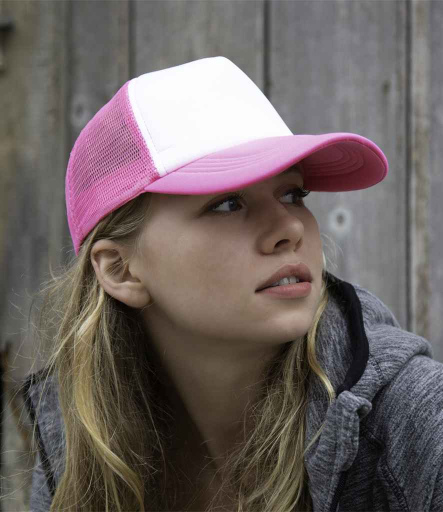 RC089 Result Core 1/2 Mesh Truckers Cap