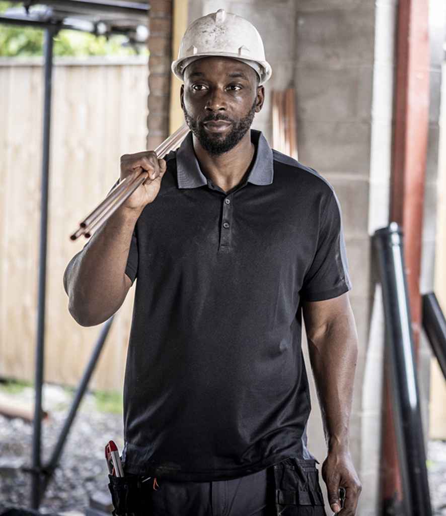 RG424 Regatta Contrast Quick Wicking Piqué Polo Shirt