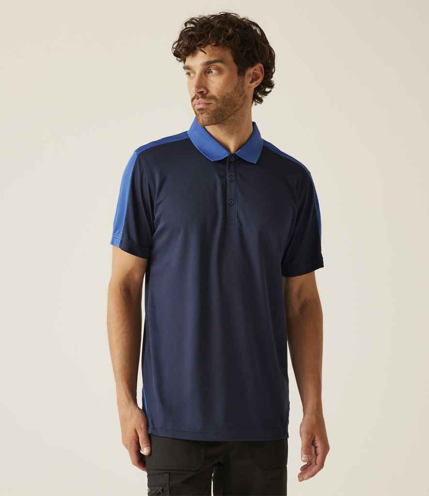 RG424 Regatta Contrast Quick Wicking Piqué Polo Shirt