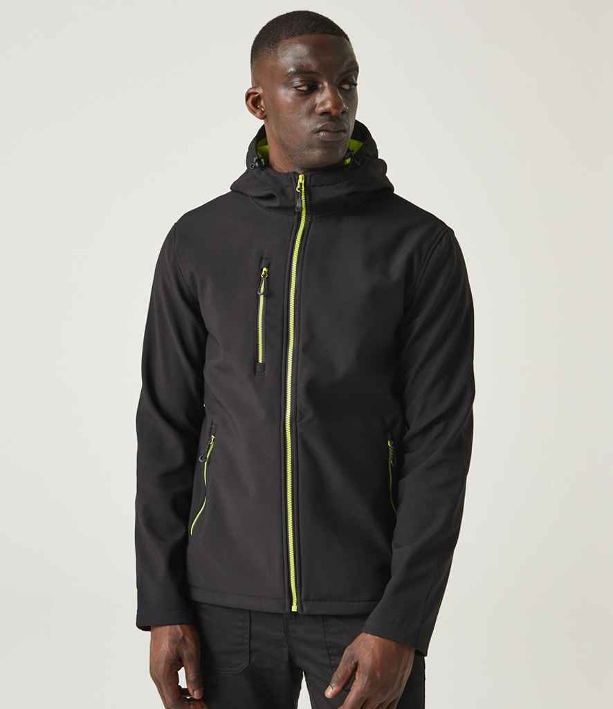 RG454 Regatta Navigate Two Layer Hooded Soft Shell Jacket