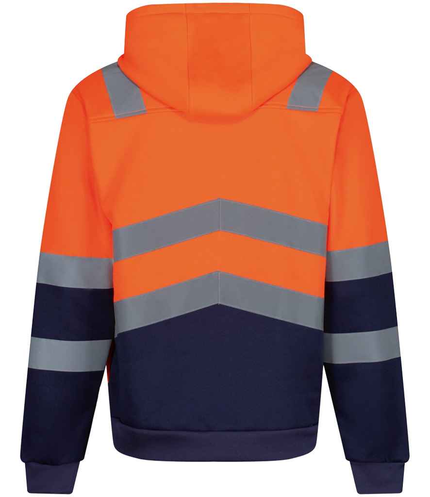 RG485 Regatta High Visibility Pro Full Zip Hoodie