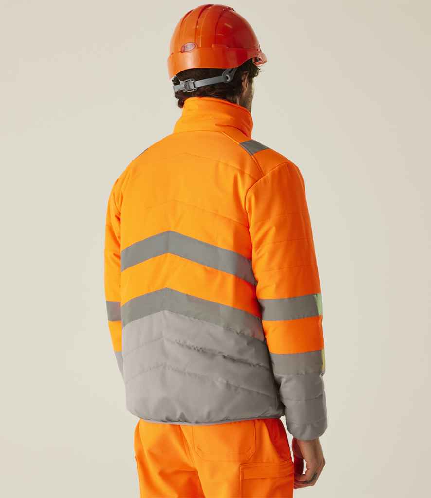 RG548 Regatta High Visibility Two Tone Thermal Baffle Jacket