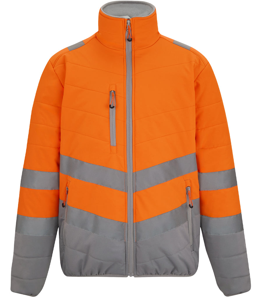 RG548 Regatta High Visibility Two Tone Thermal Baffle Jacket