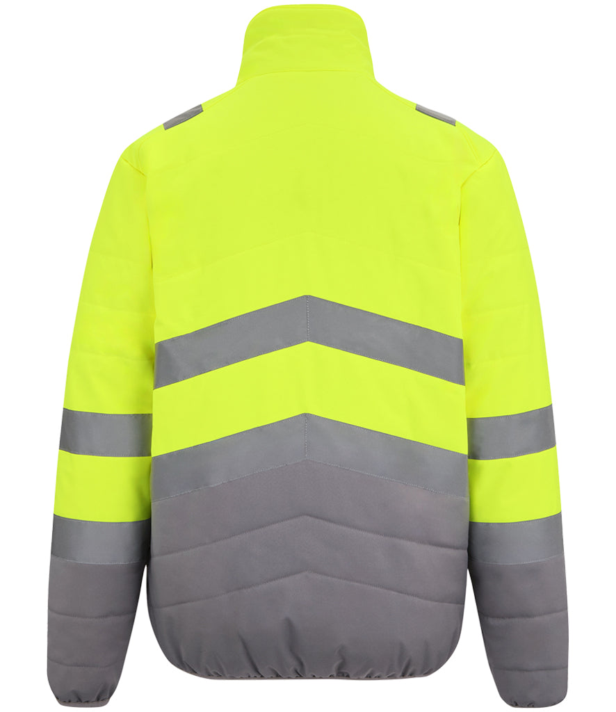 RG548 Regatta High Visibility Two Tone Thermal Baffle Jacket