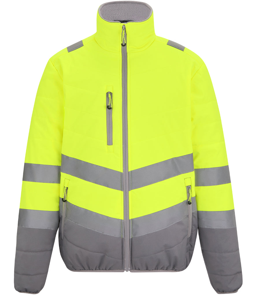 RG548 Regatta High Visibility Two Tone Thermal Baffle Jacket