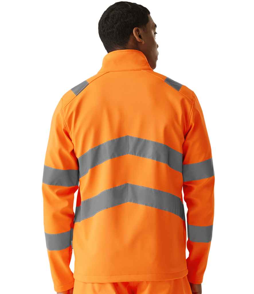 RG557 Regatta High Visibility Pro Contract Ablaze Soft Shell Jacket