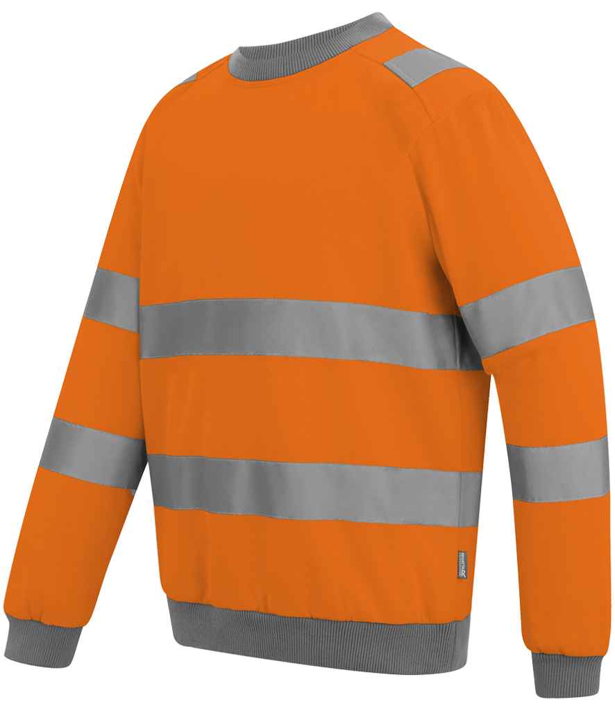 RG563 Regatta High Visibility Pro Contract Crew Neck Sweatshirt