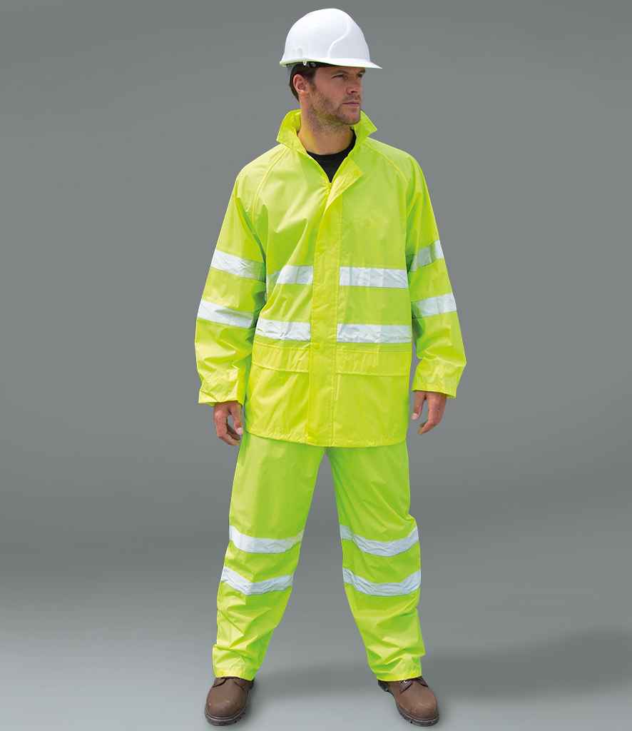 RS216 Result Safe-Guard Hi-Vis Waterproof Suit