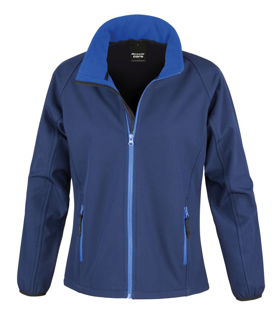RS231F Result Core Ladies Printable Soft Shell Jacket