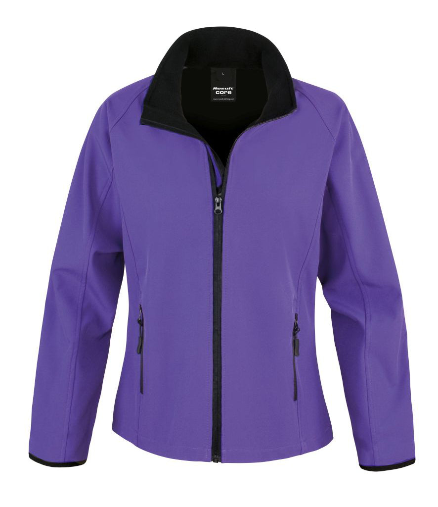 RS231F Result Core Ladies Printable Soft Shell Jacket