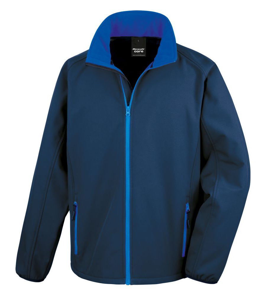 RS231M Result Core Printable Soft Shell Jacket