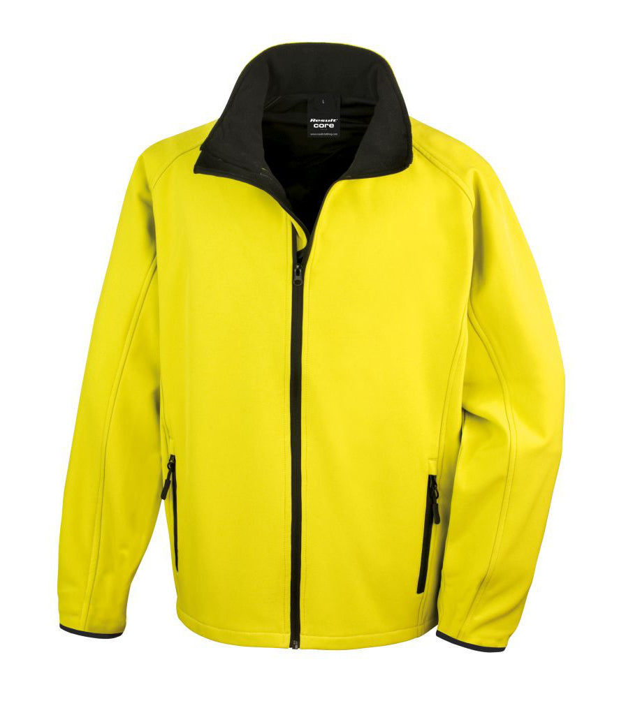 RS231M Result Core Printable Soft Shell Jacket