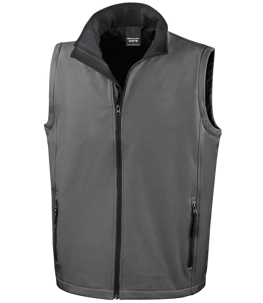 RS232M Result Core Printable Soft Shell Bodywarmer