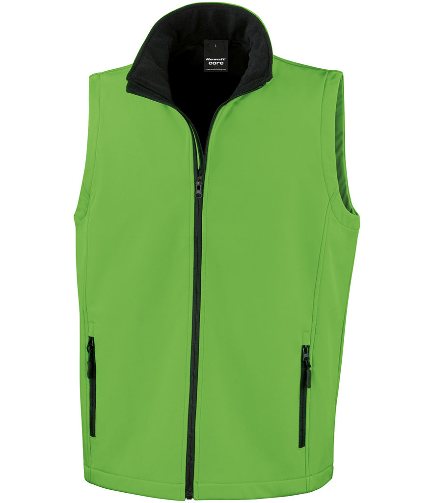 RS232M Result Core Printable Soft Shell Bodywarmer